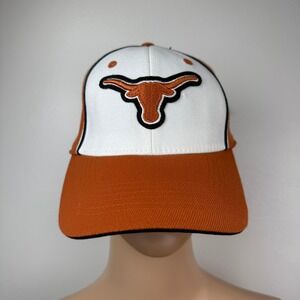 Texas Longhorns Top of The World Orange White OSFA Hat Embroidered Collegiate